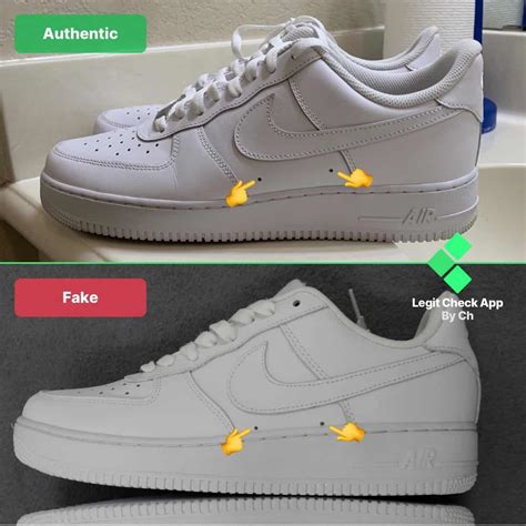 nike air force one original vs fake|nike air force 1 authentication.